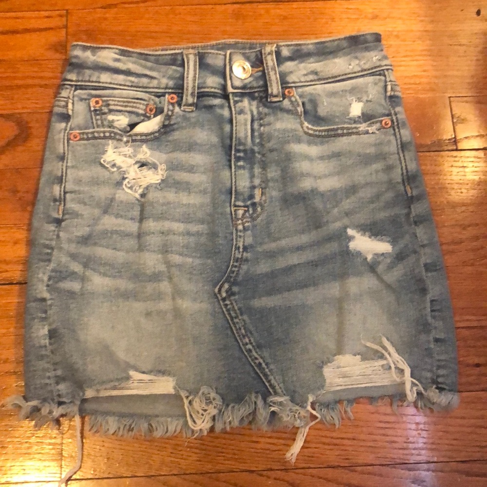 AE jean skirt!